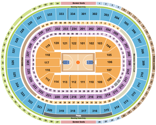 United Center NCAA Seating Chart